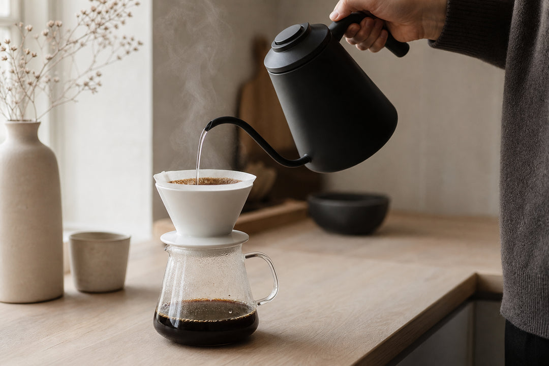 Pour-over coffee technique for consistent brews