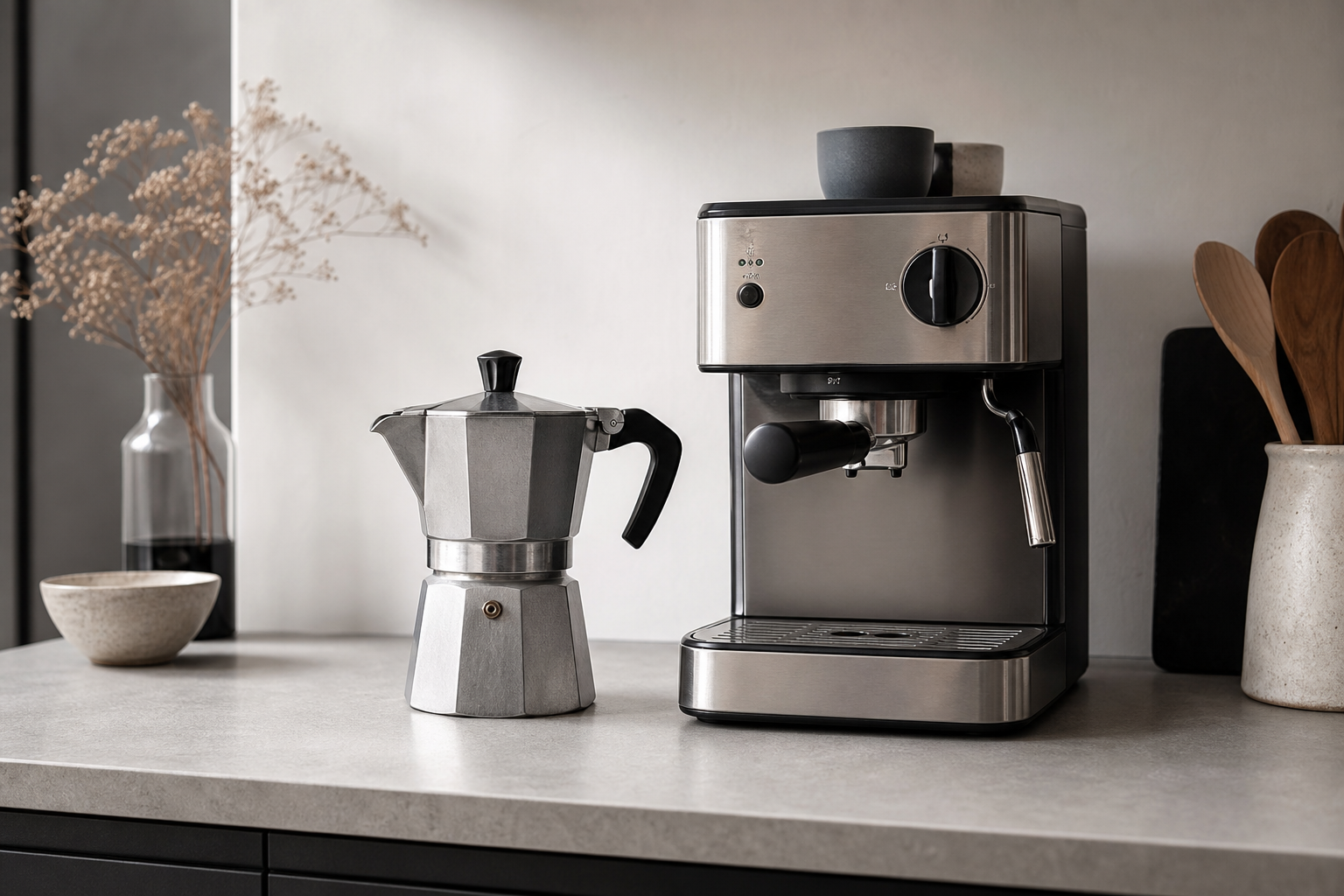 Moka pot vs espresso machine: which belongs on your counter?