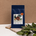 Morgon Coffee Roasters Vanessa Moreno Brazil Natural espresso coffee bag on kraft backdrop