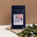 Morgon Coffee Roasters Montero Family Costa Rica Honey coffee bag on kraft backdrop