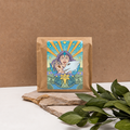 KB Coffee Roasters Zarza Aji coffee bag on kraft backdrop