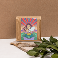 KB Coffee Roasters Zarza Decaf coffee bag on kraft backdrop