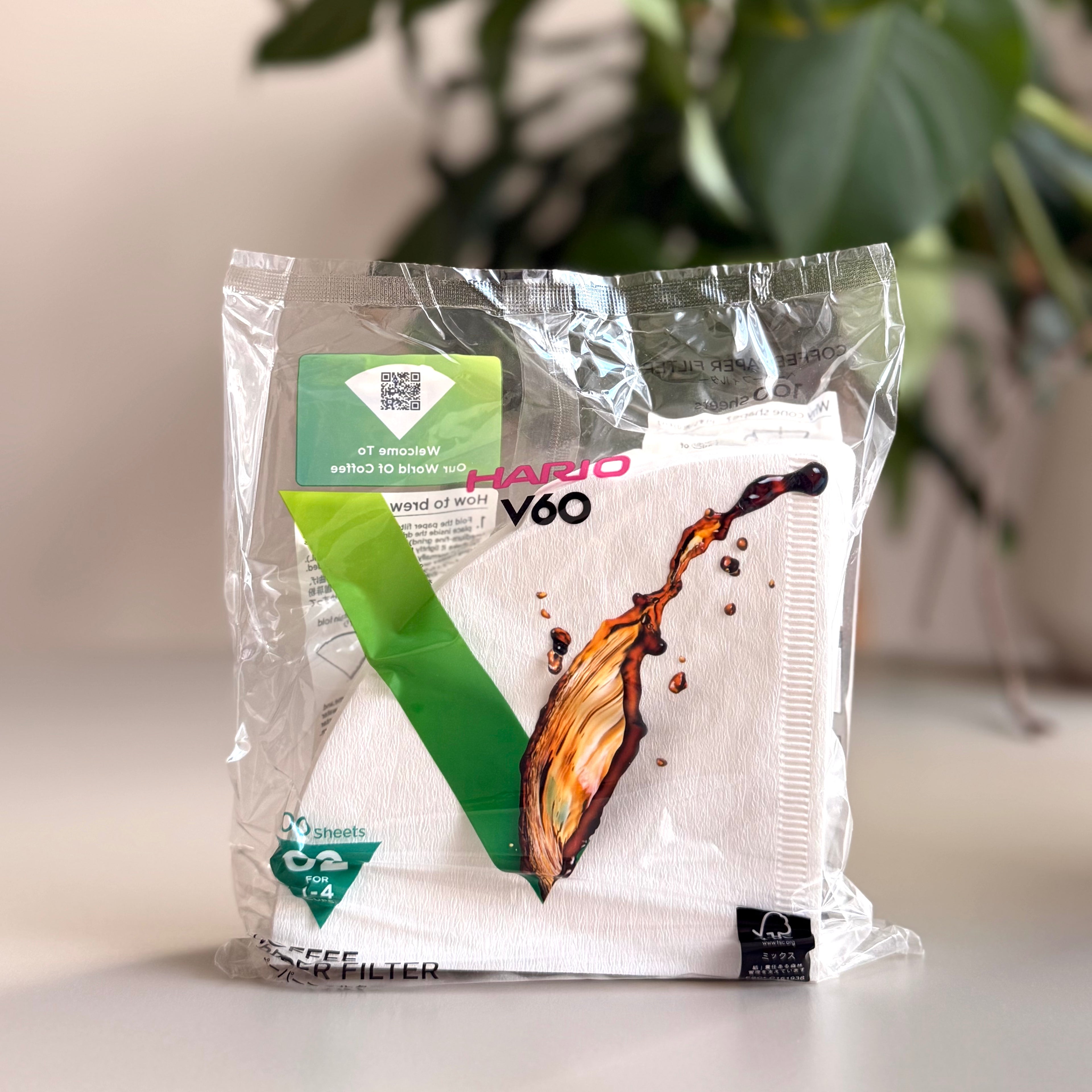 Hario V60-02 paper filters